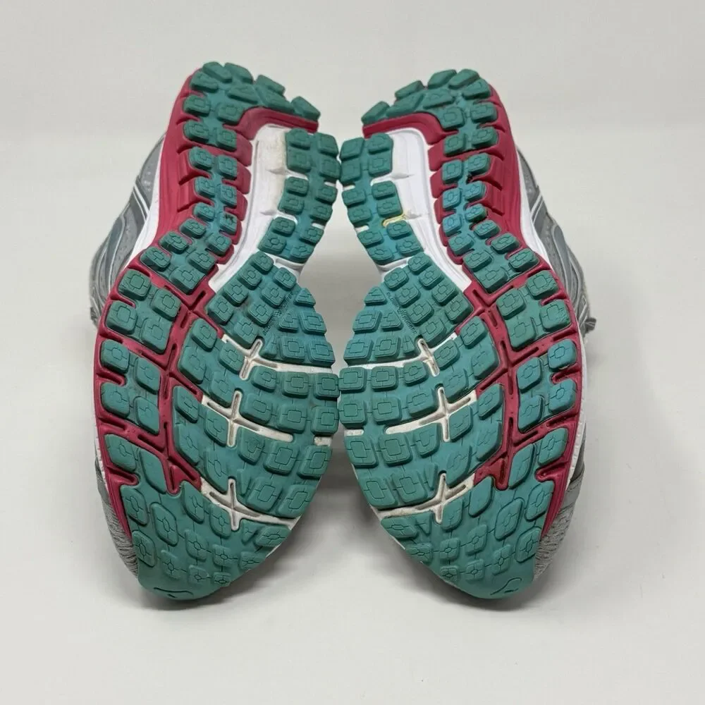 Brooks Ghost 8th Edition Sneakers Shoes Womens  8 M Gray Pink Running Comfort
